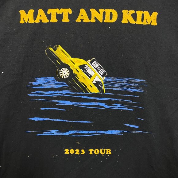 Matt and Kim 2023 Tour Graphic Design T-Shirt XL - Picture 2 of 6